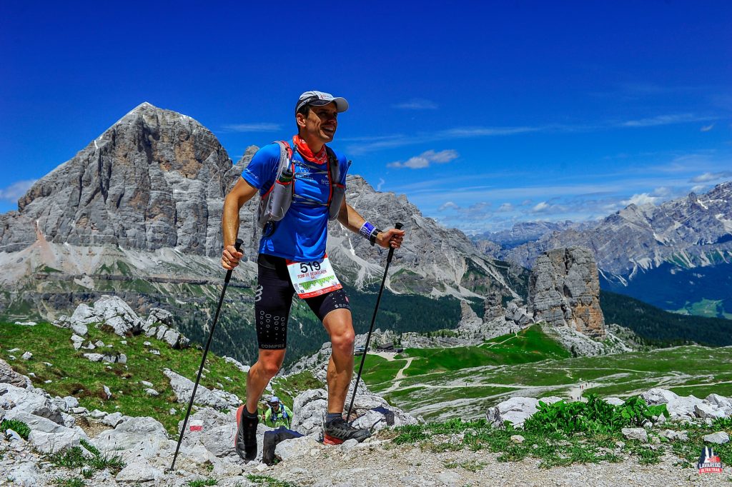 Me running the Lavaredo Ultra Trail